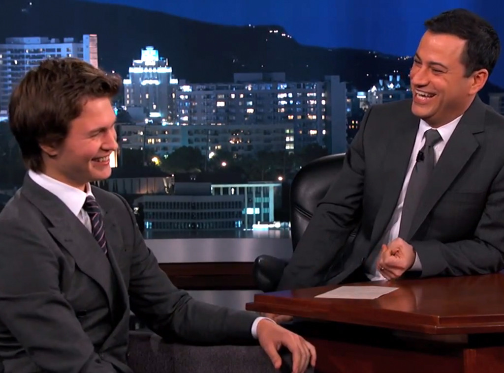 Ansel Elgort, Jimmy Kimmel Live Ansel Elgort, Jimmy Kimmel Live
